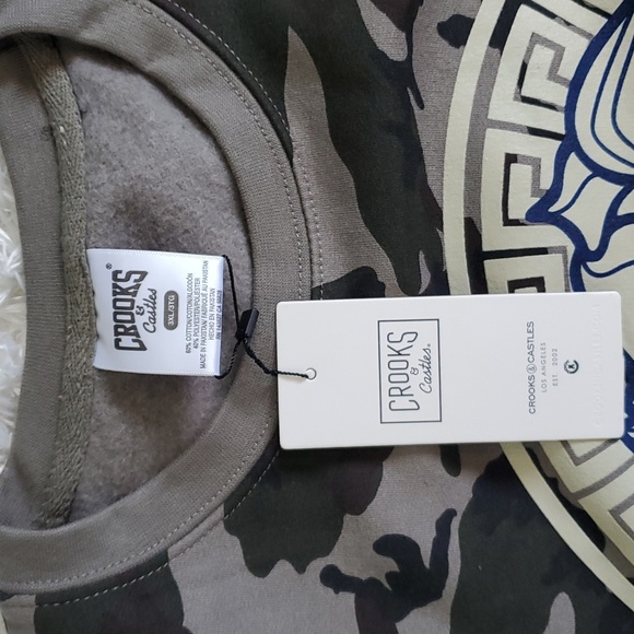 NWT Crooks n Castles Sweatshirt - Picture 2 of 3